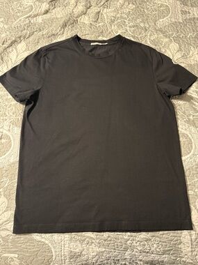 Moncler Black Short-Sleeve Crewneck Tee